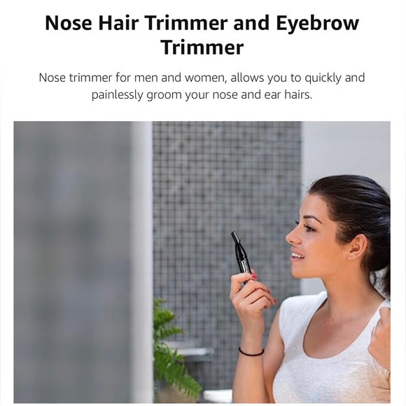 Nose Hair Trimmer for Men and Women - Picture 4 of 12